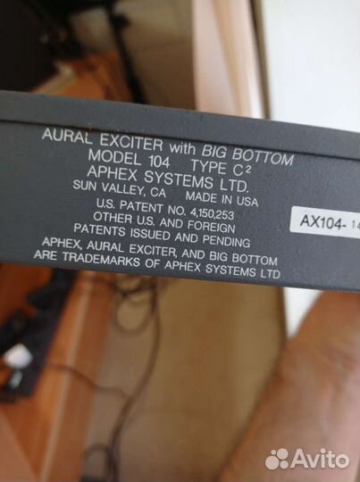 Aphex 104 aural exciter