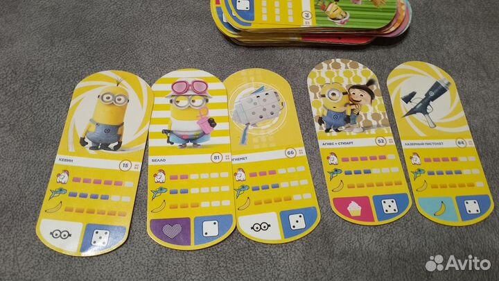 Карточки миньон магнит