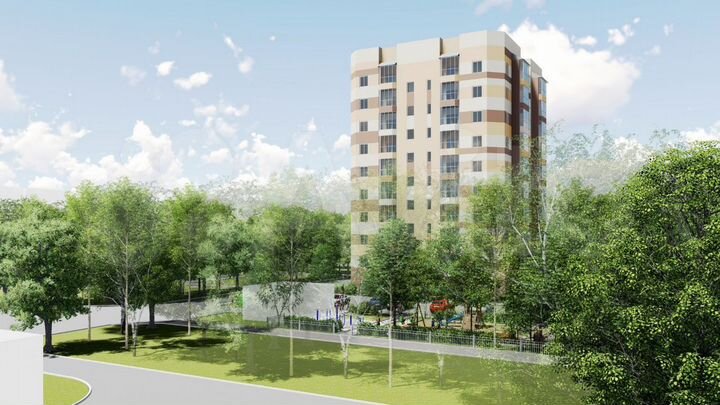 1-к. квартира, 48,7 м², 1/9 эт.