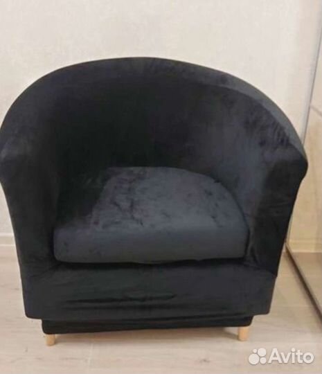 Новый чехол на кресло икея