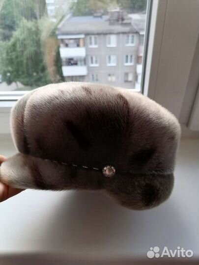 Меховая женская шапка