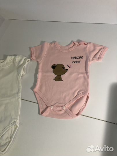 Боди с коротким рукавом 62 68