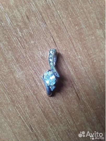 Серебряное кольцо с топазом. Подвеска серебряная