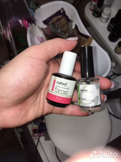 Цветные гель лаки 57шт базы топы 11шт