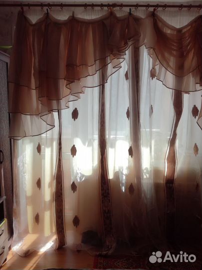 Тюль с ламбрекеном