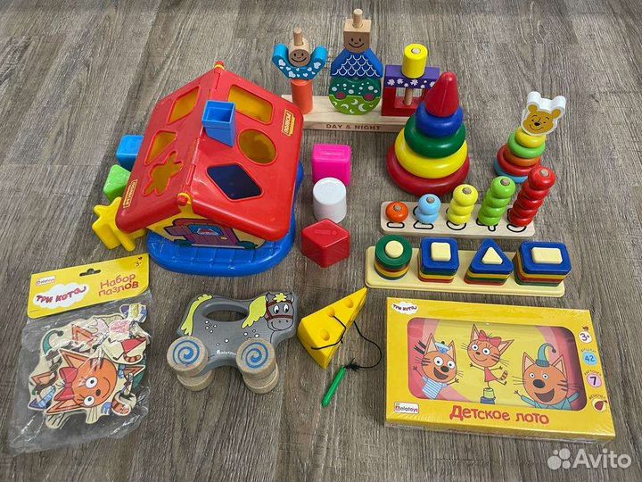 Развивающие игрушки деревянные