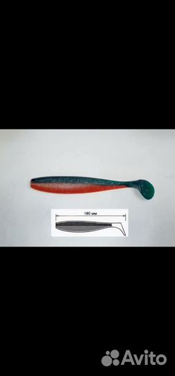 Силиконовая приманка для рыбалки FireTail 180 мм