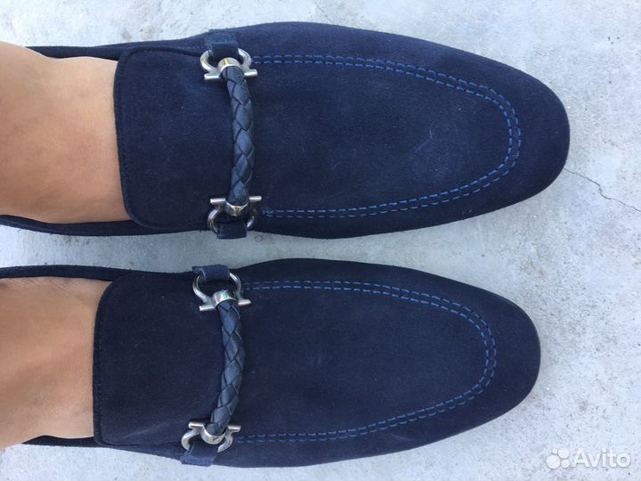 Туфли замшевые Salvatore Ferragamo мужские