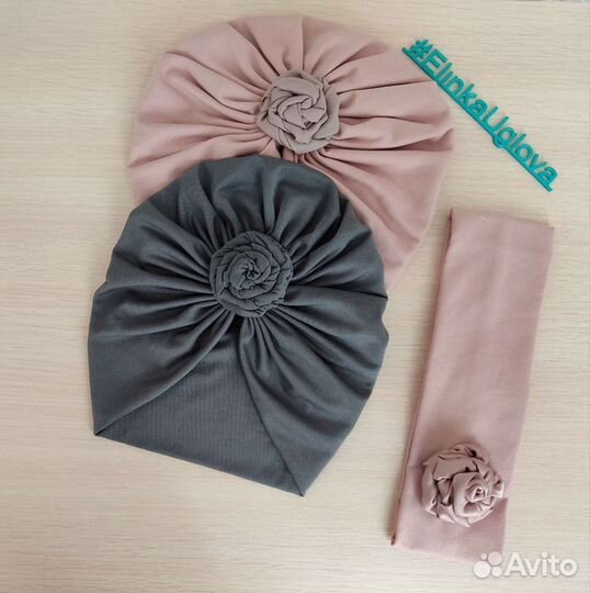 Шапки детские из трикотажа на осень