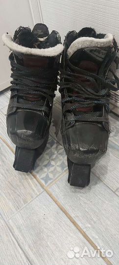 Хоккейные коньки вратаря bauer