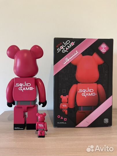 2 bearbrick “Squid Game ” SET оригинал