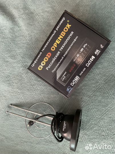 Тв приставка + антена состояние новой