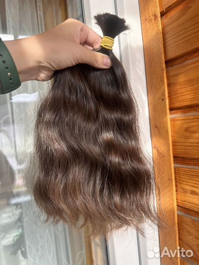 33см, 50гр Волосы натуральные детские волнистые