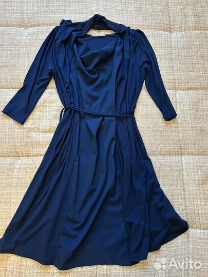 Платье Glenfield синее размер 46 вискоза