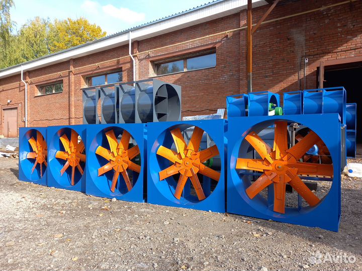 Сушильные камеры древесины-осевые вентиляторы во 7