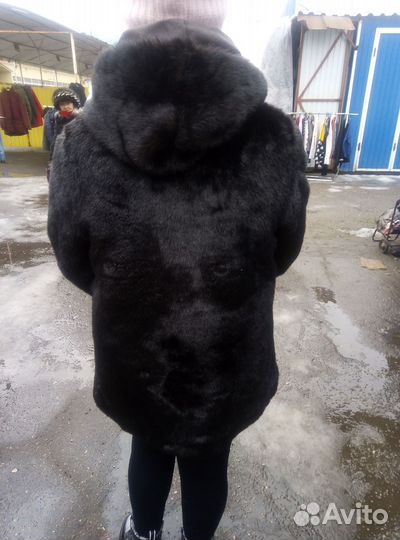 Искусственная шуба под норку 52
