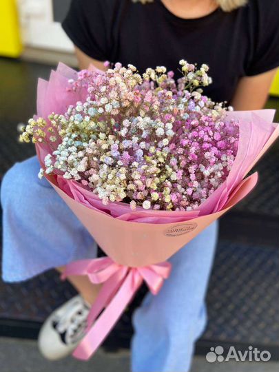 Букет из гипсофилы