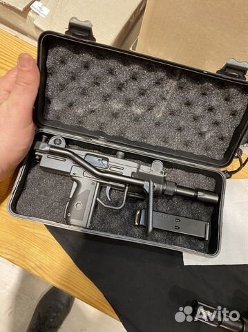 Газовая горелка мини узи с прикладом и магазином