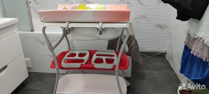 Пеленальный столик с ванночкой cam