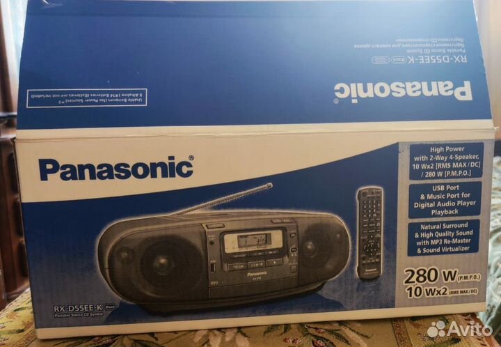 Panasonic RX-D55EE-K CD-стерео система