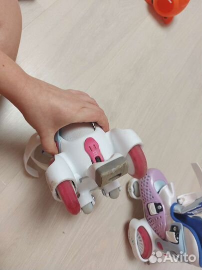 Роликовые коньки детские раздвижные