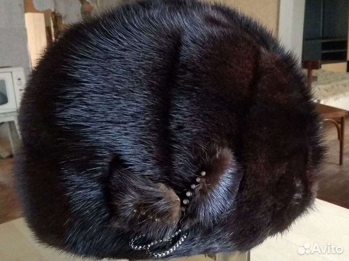 Шапка норковая женская