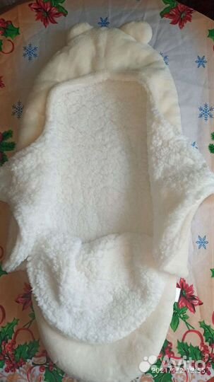 Конверт-кокон и пелëнка на липучке