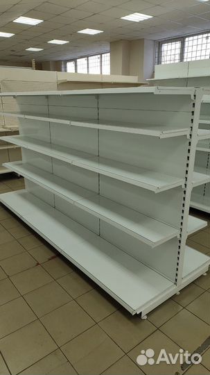 Стеллажи торговые Русь и Микрон