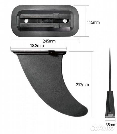 Плавник для sup