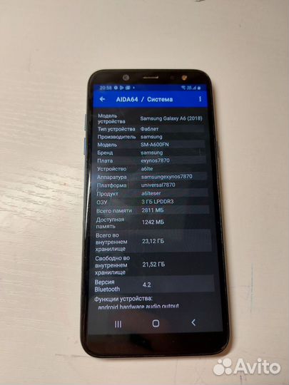 Samsung Galaxy A6, 3/32 ГБ