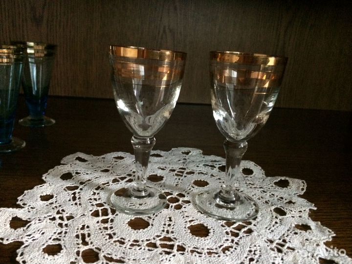 Рюмки Фужеры парные Винтаж