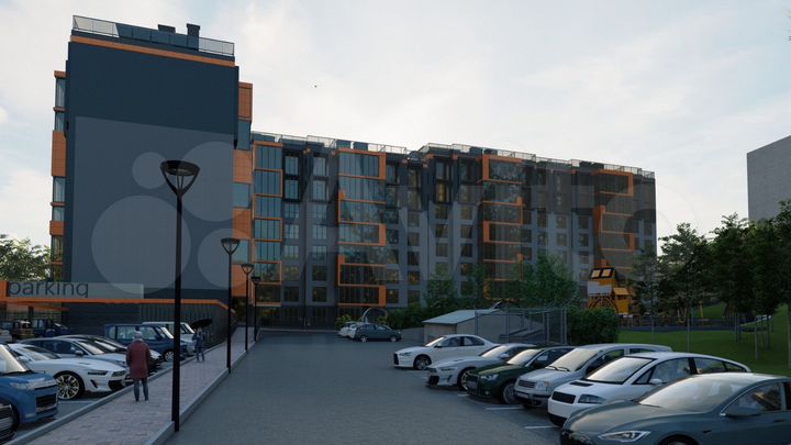1-к. квартира, 61,5 м², 5/8 эт.