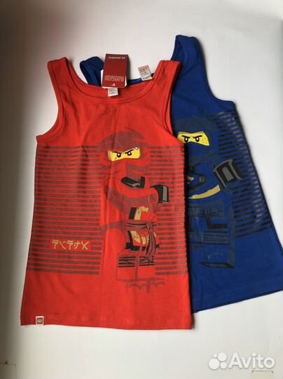 Фирменные майки 134-140 Lego ниндзяго