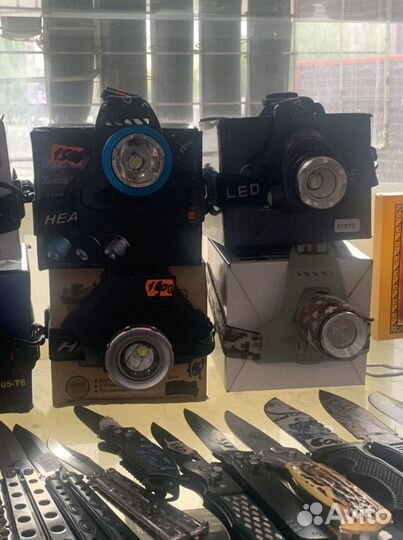 Сверхяркие налобные аккумуляторные фонари