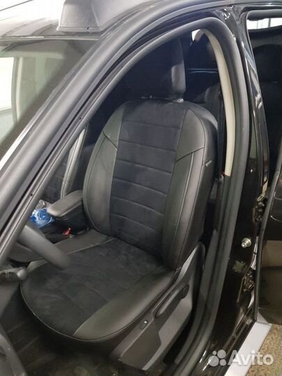 Чехлы из алькантары на Renault Duster от Автопилот