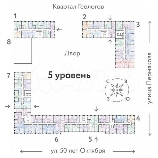 4-к. квартира, 114,4 м², 5/25 эт.