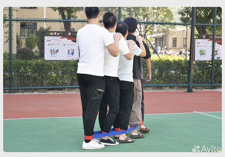 Повязки на ноги эстафетные 2 шт. (4 участника)