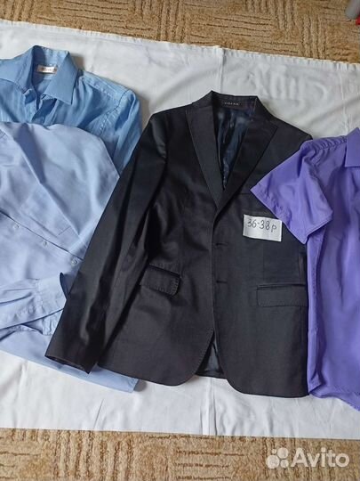 Пиджак и рубашки 36 - 38 р школьные