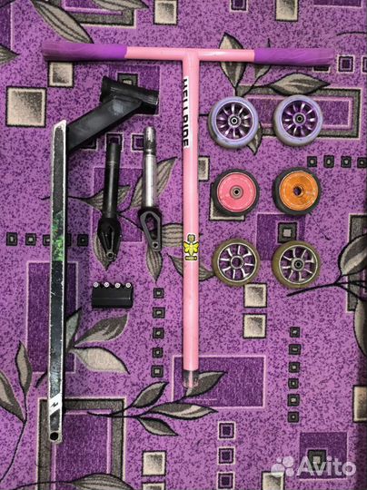 Запчасти на трюковой самокат