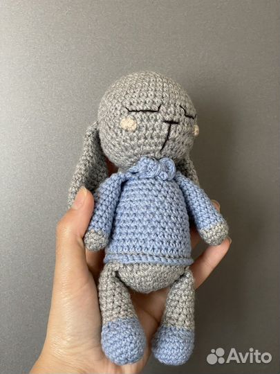 Мягкая игрушка заяц ручной работы