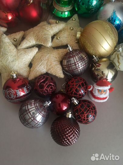 Елочные игрушки пакетом