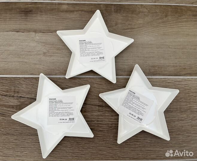 Икеа Винтерфест Тарелка для свечи