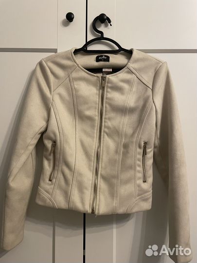 Летняя куртка XS замшевая