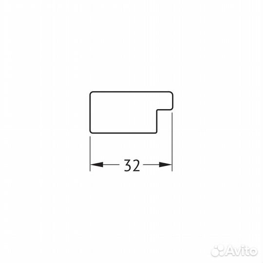 Зеркало Evoform Definite BY 7481 49x69 черные дюны