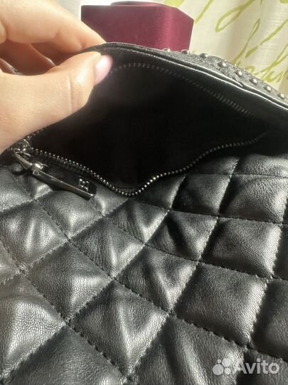 Рюкзак кожаный черный