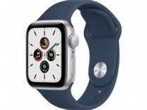 Apple Watch SE 40mm / New / Silver With Blue Band