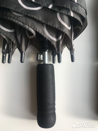 Зонт серый, синий с рисунком IKEA Оригинал