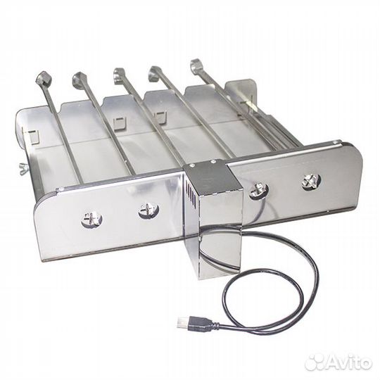 Шампуры самокрутящиеся усиленные(5 шампуров)