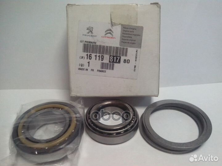 Комплект подшипников первичного вала peugeot: