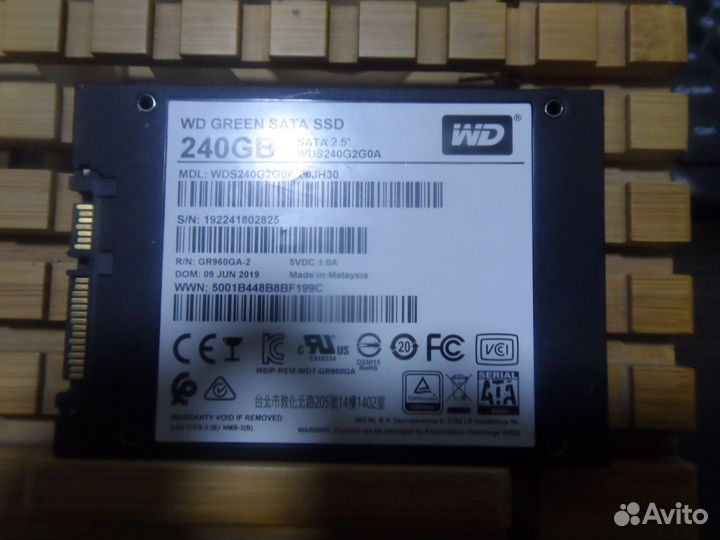 Ssd wd green 240 gb